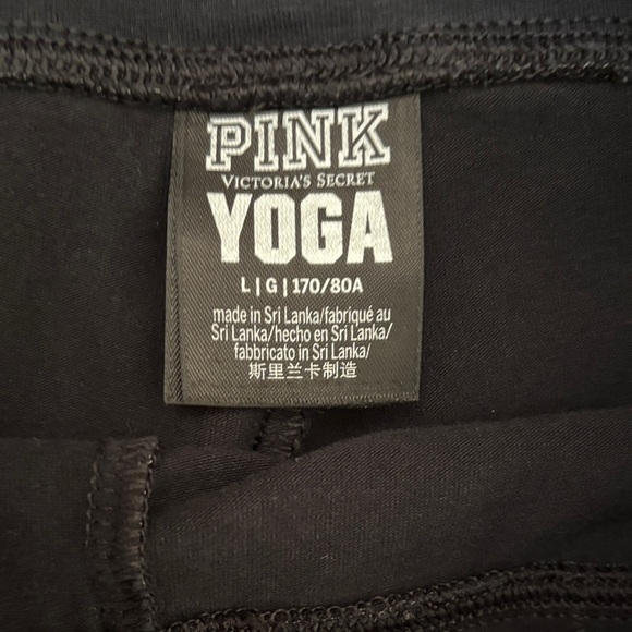 PINK Victoria's Secret Black Skinny Yoga Pants Leggings - Picture 4 of 6